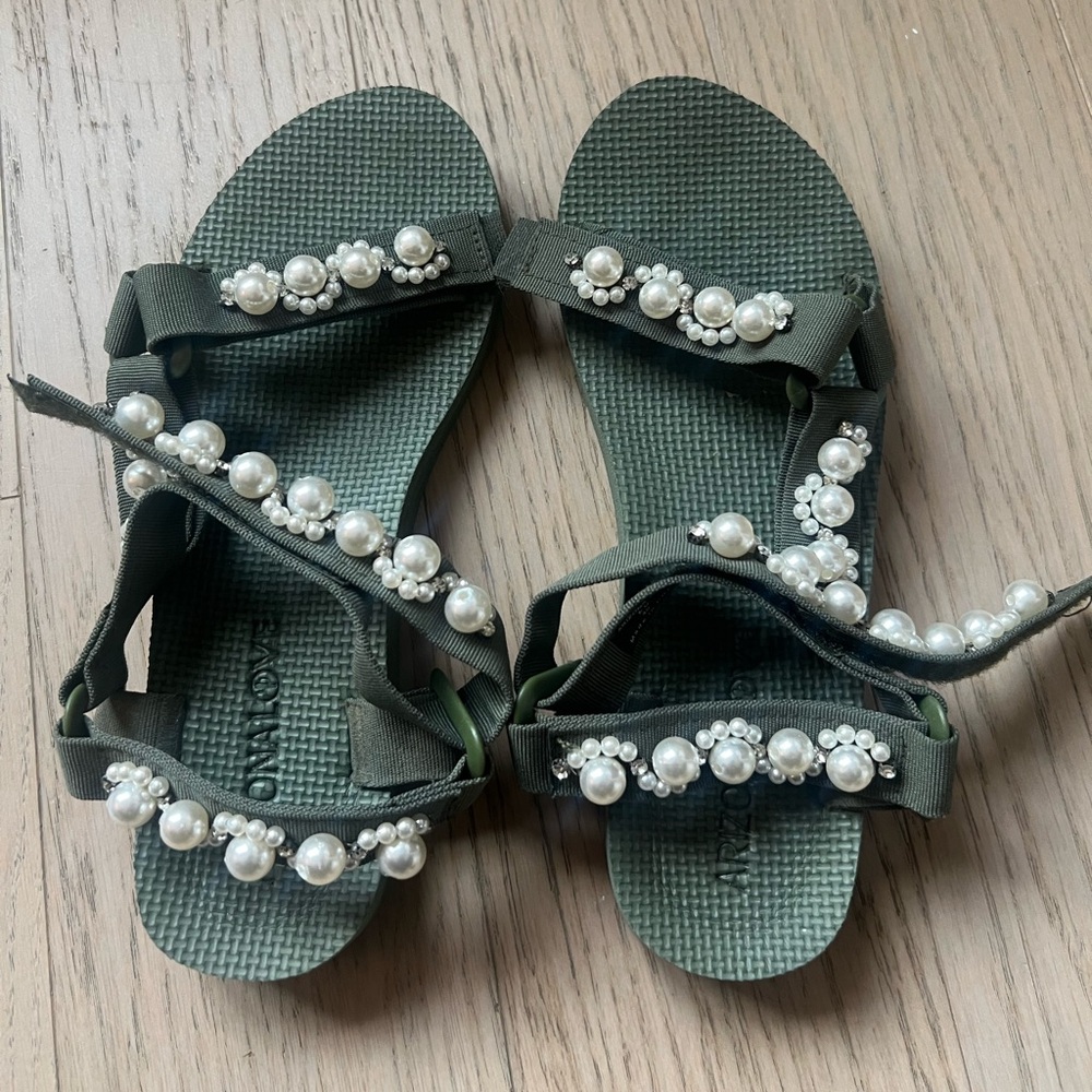 Arizona Love Trekky Kaki Pearl Sandals EU 40